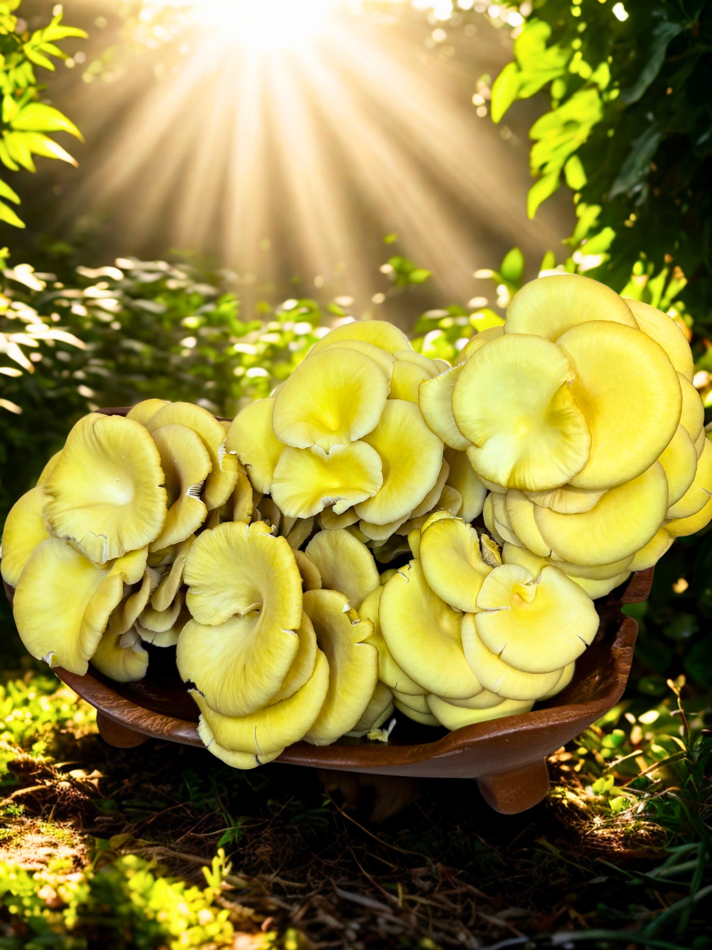 Dried & Sliced Oyster Mushrooms (Pleurotus ostreatus)